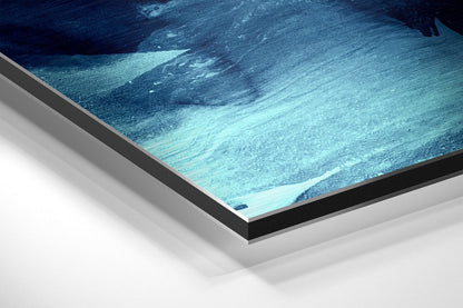 Abstract Waves Metal Wall Art