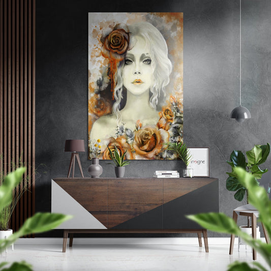 Beauty metal wall art glamour design
