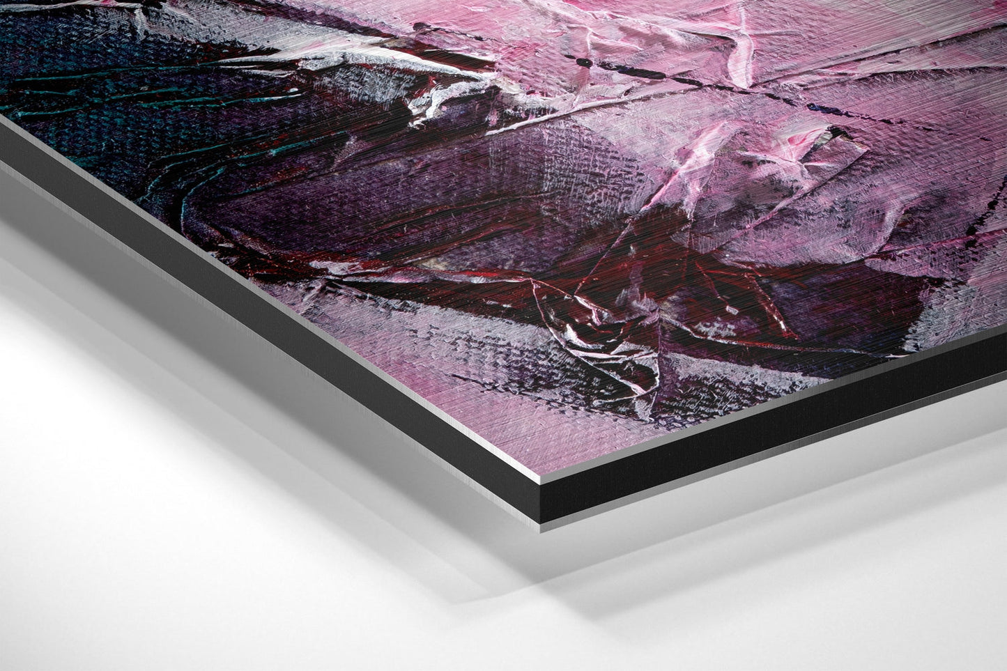 Abstract Brushed Metal Wall Art