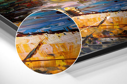 Boats Metal Wall Art