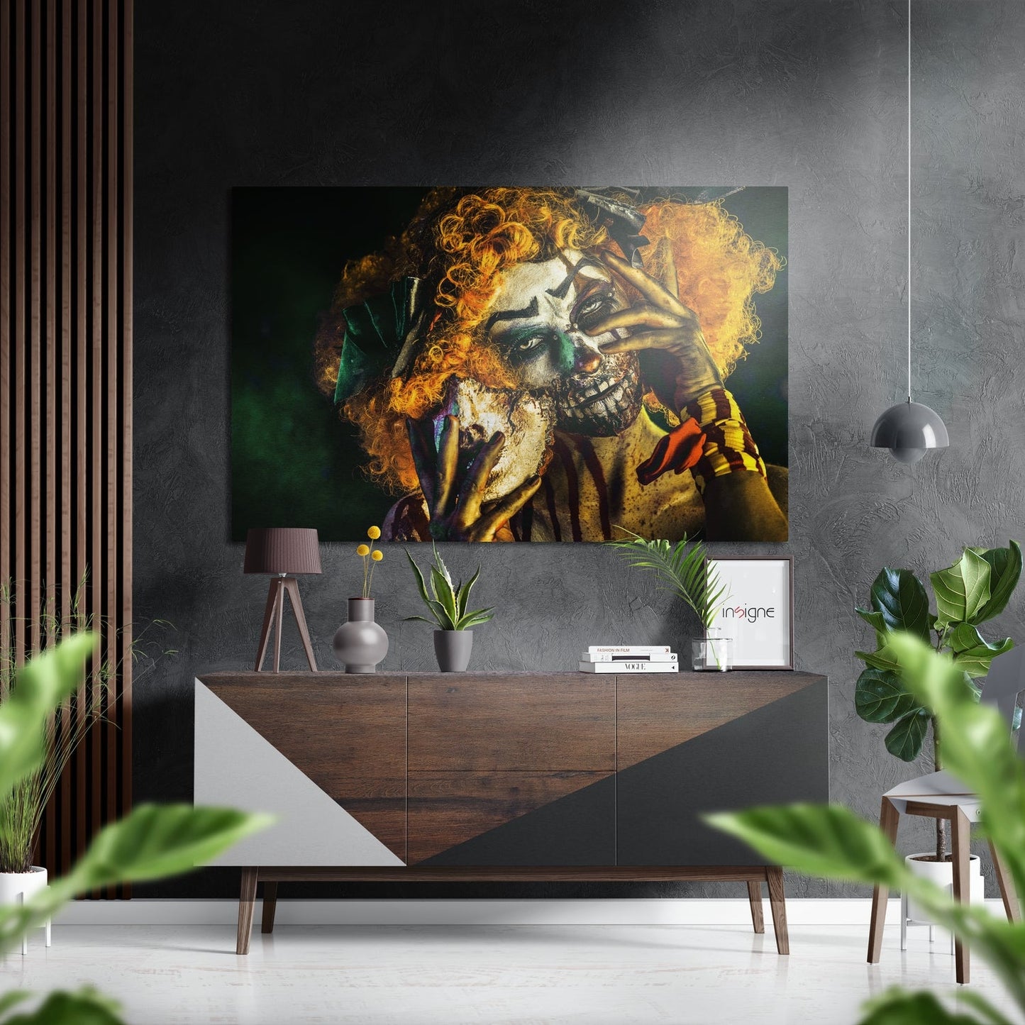 Clown Metal Wall Art