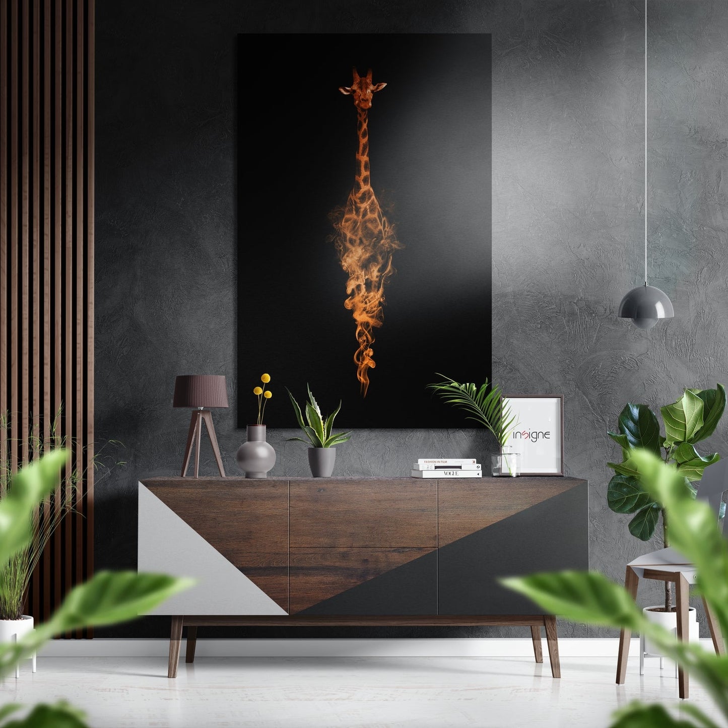 Giraffe Metal Wall Art
