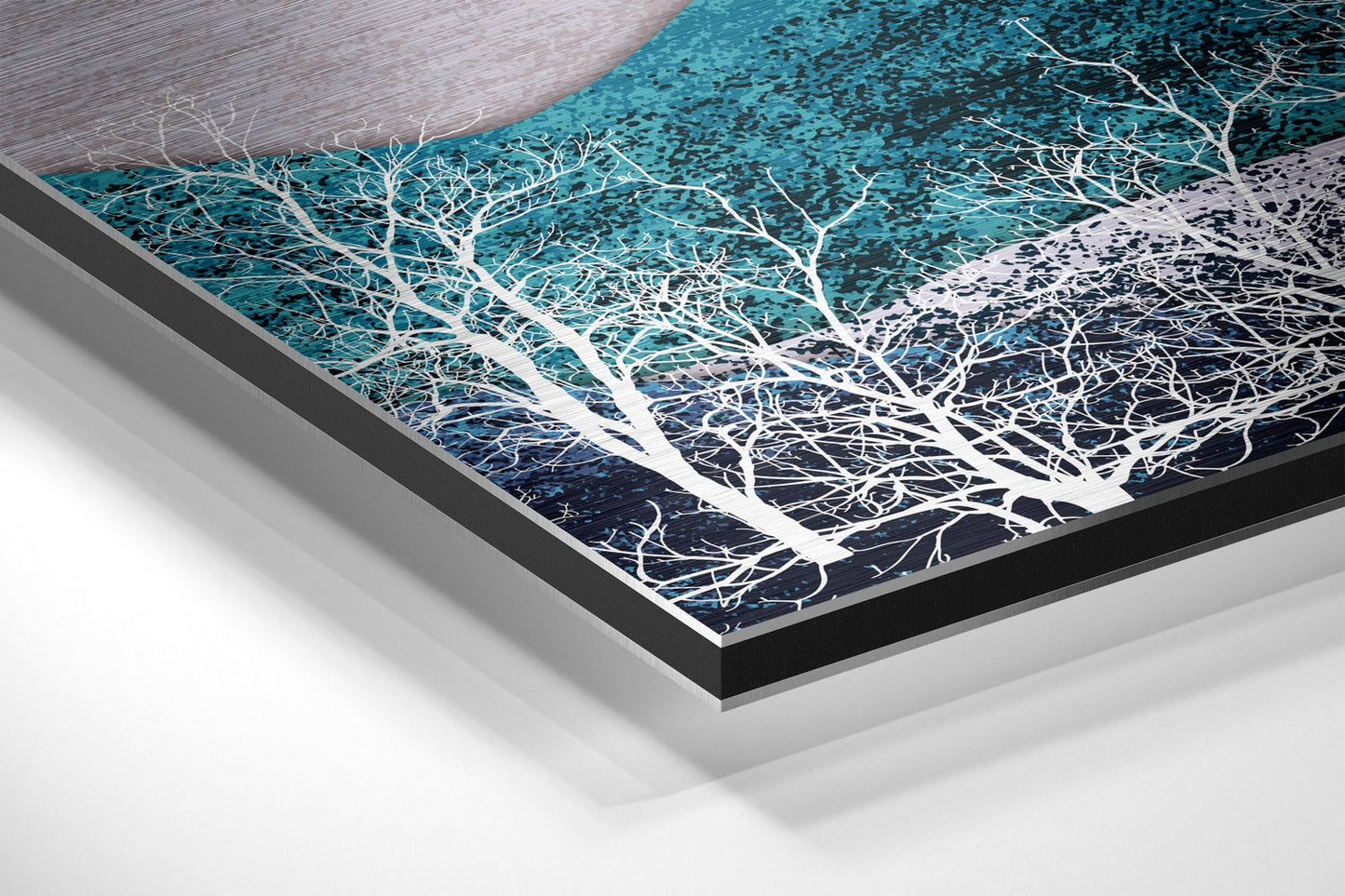 Wave Mountains Metal Wall Art