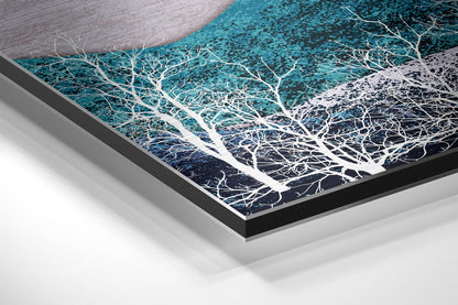 Wave Mountains Metal Wall Art