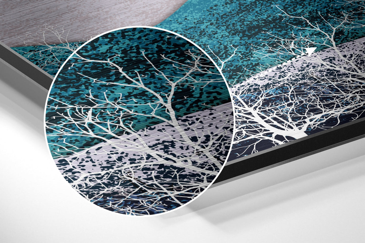 Wave Mountains Metal Wall Art