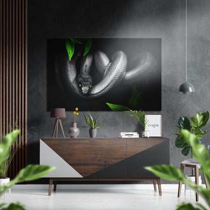 Snake metal wall art