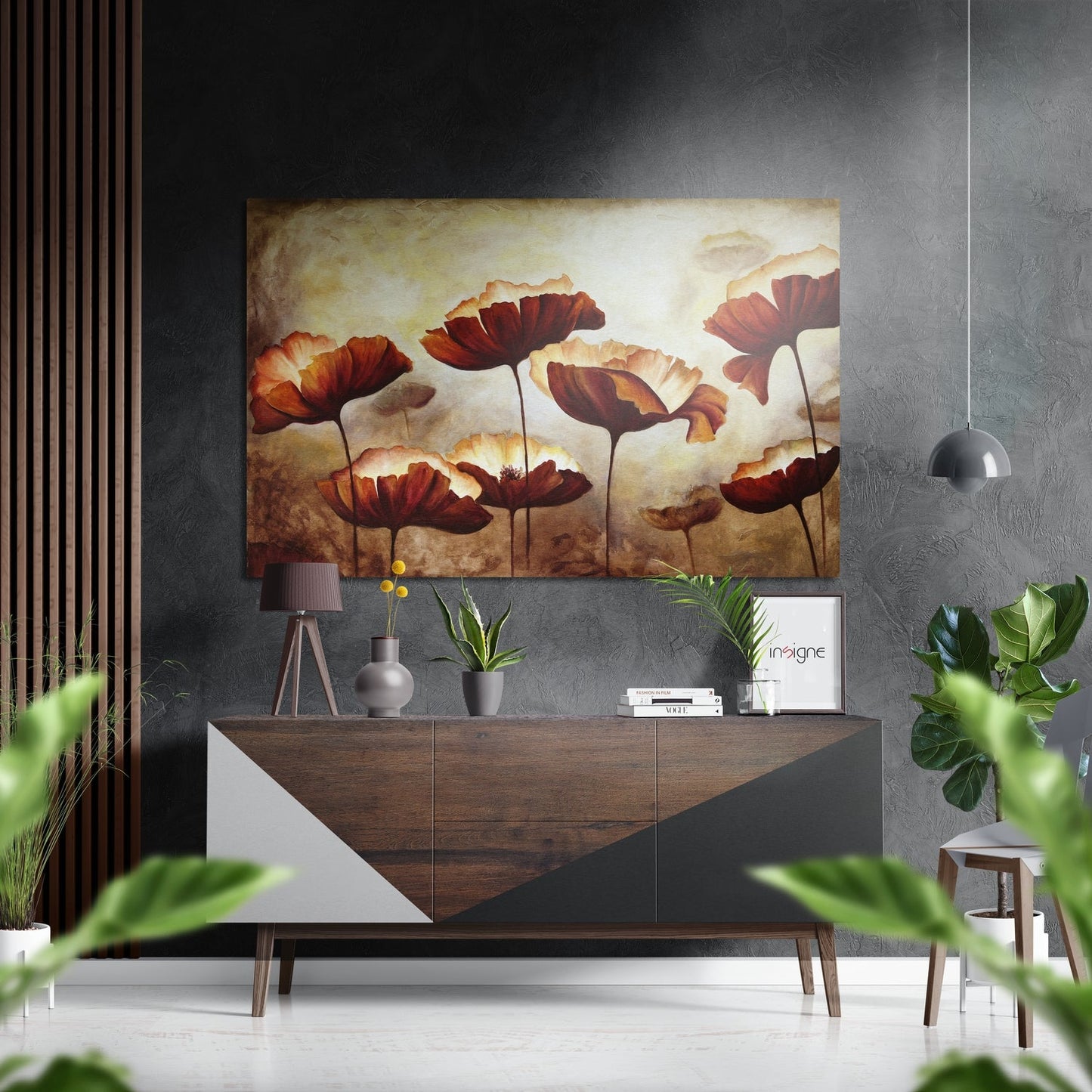 Puppies metal wall art