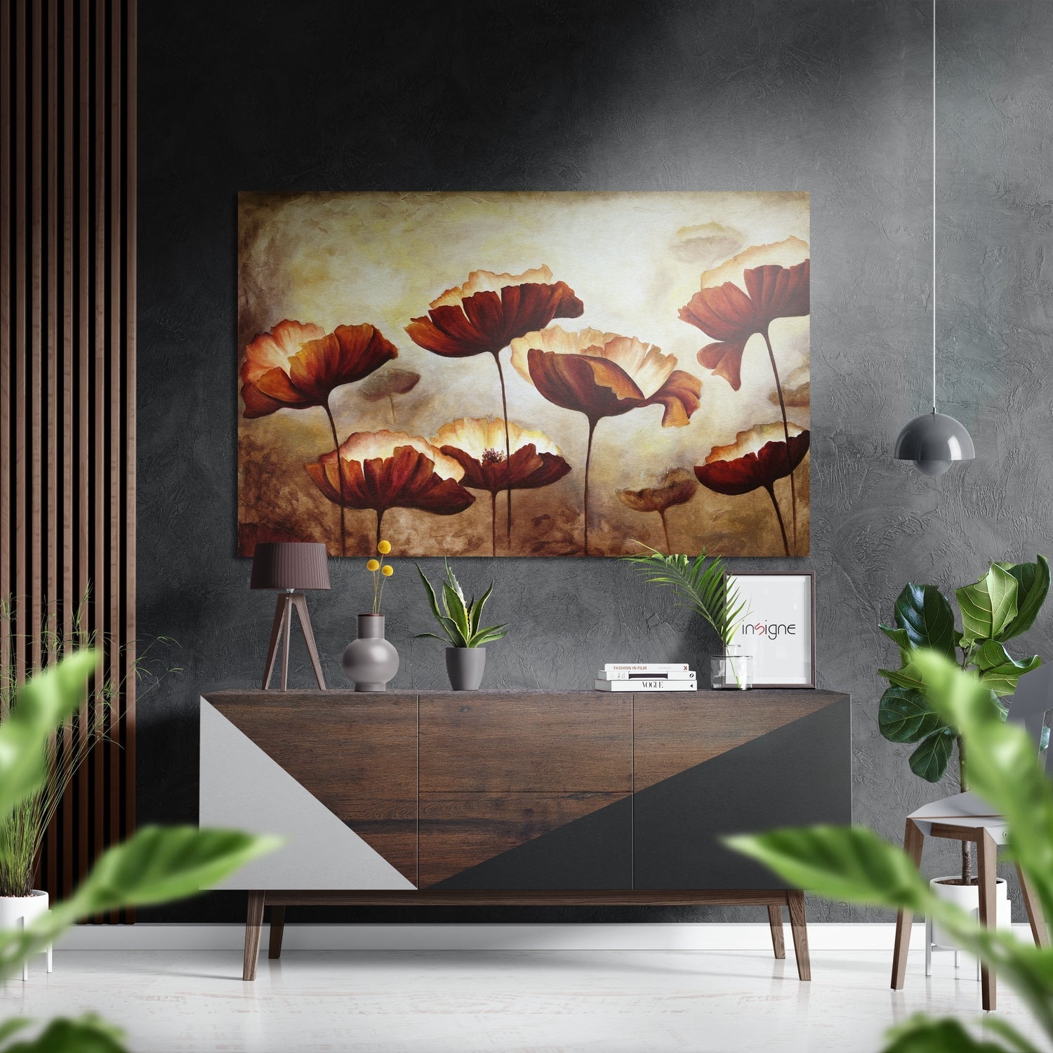 Puppies metal wall art
