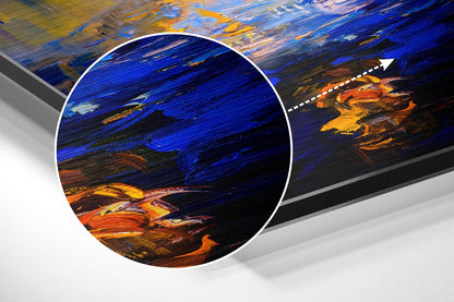 Painted Sunset Metal Wall Art