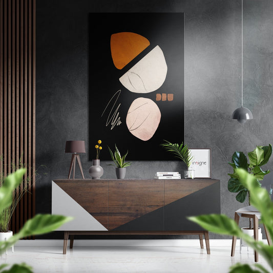 Acorn metal wall art image