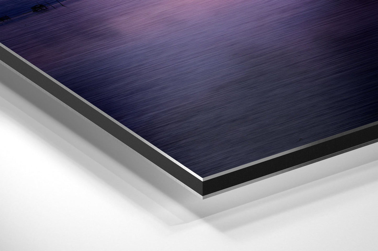 Sunset at the Lake Metal Wall Art