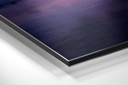 Sunset at the Lake Metal Wall Art