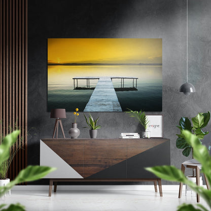 Scaffold industrial metal wall art