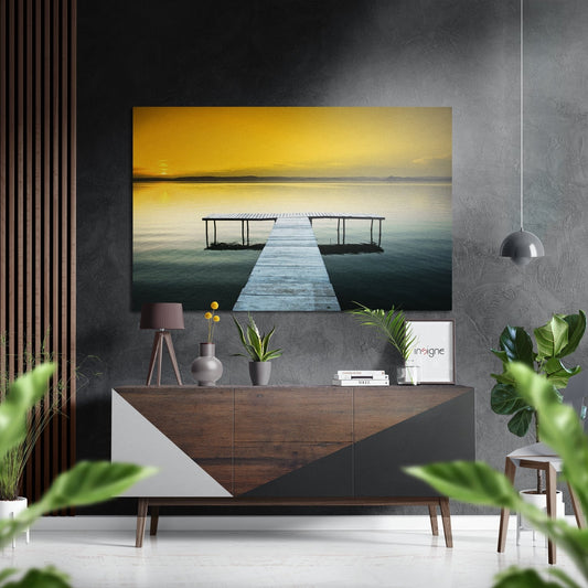 Scaffold industrial metal wall art