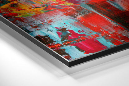 Abstract Colors Metal Wall Art