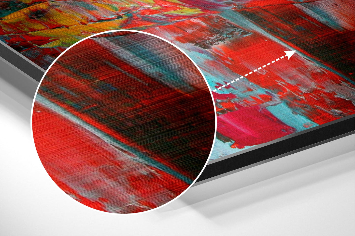 Abstract Colors Metal Wall Art