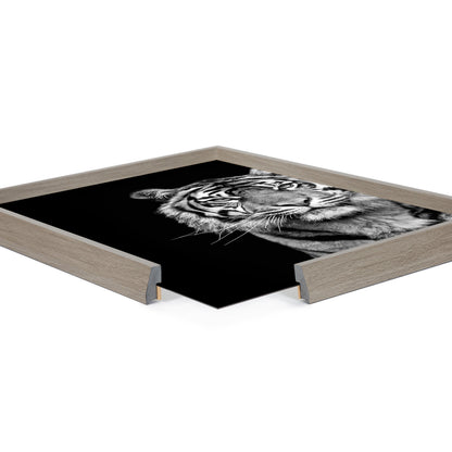 Minimalist Tiger Glass Wall Art