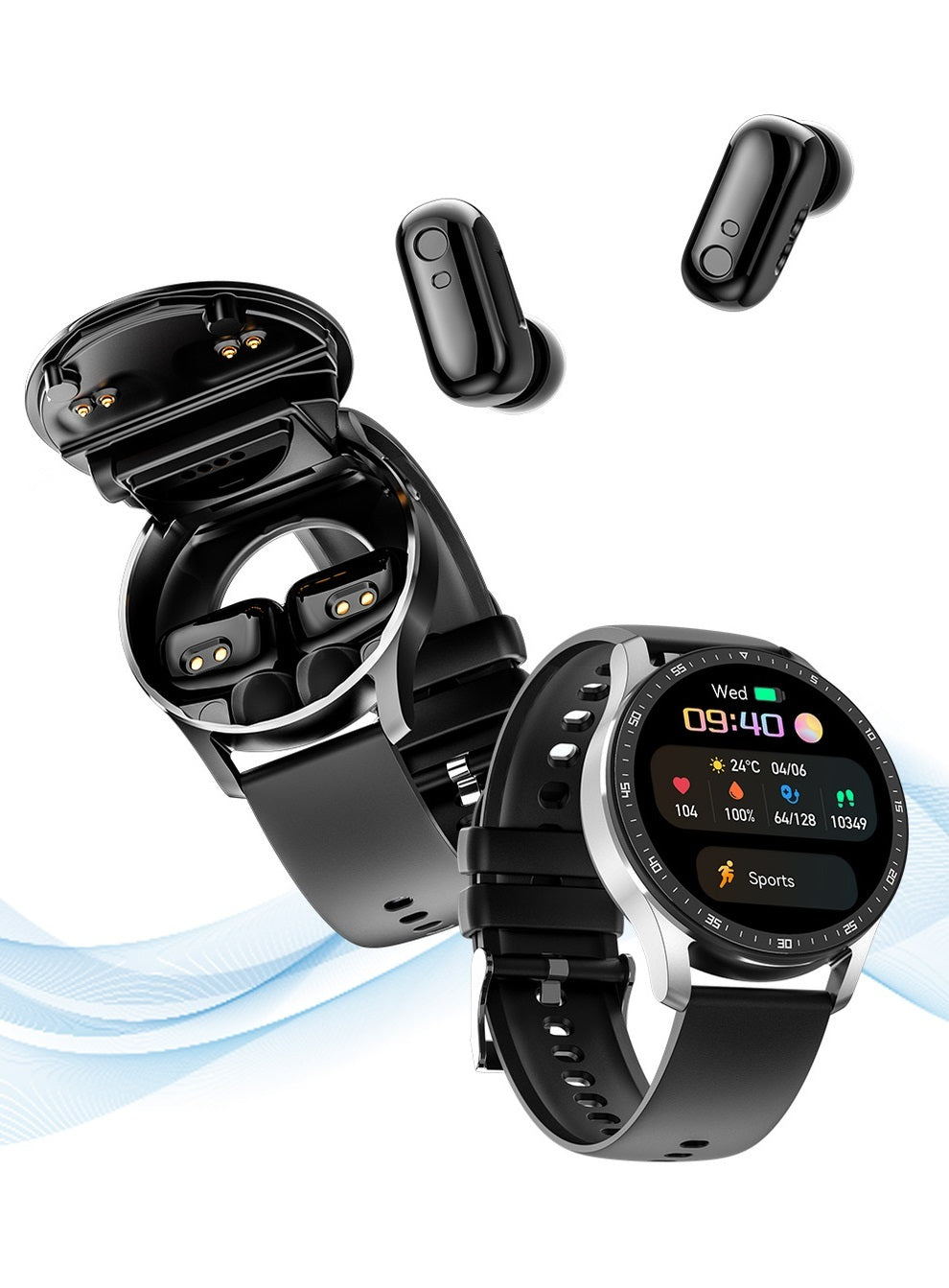 WatchBuds Pro - Your All-in-One Smartwatch and Earbuds for a Seamless Life
