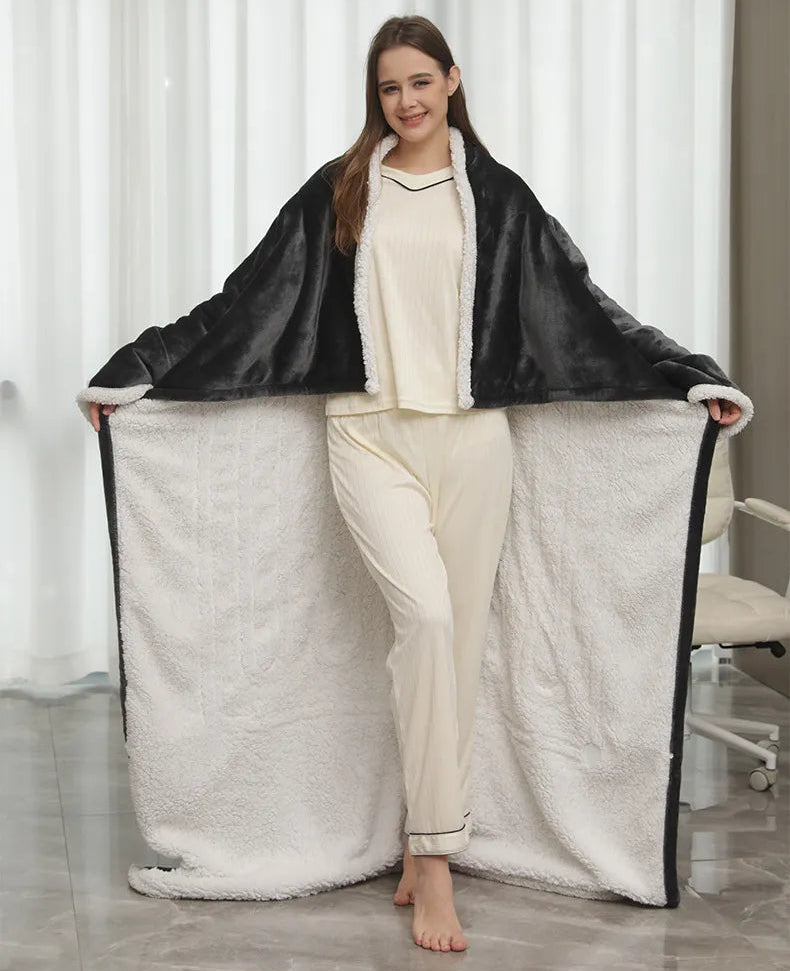 Electric Heated Blanket With Sleeves: Stay Warm & Free