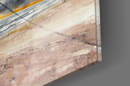Fishing Boat Glass Wall Art