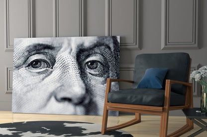 Benjamin Franklin Glass Wall Art