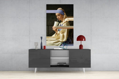 Girl With A Pearl Earring Glass Wall Art