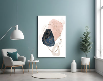 Boho Bloom Glass Wall Art