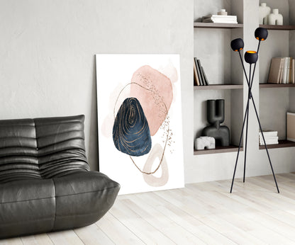Boho Bloom Glass Wall Art