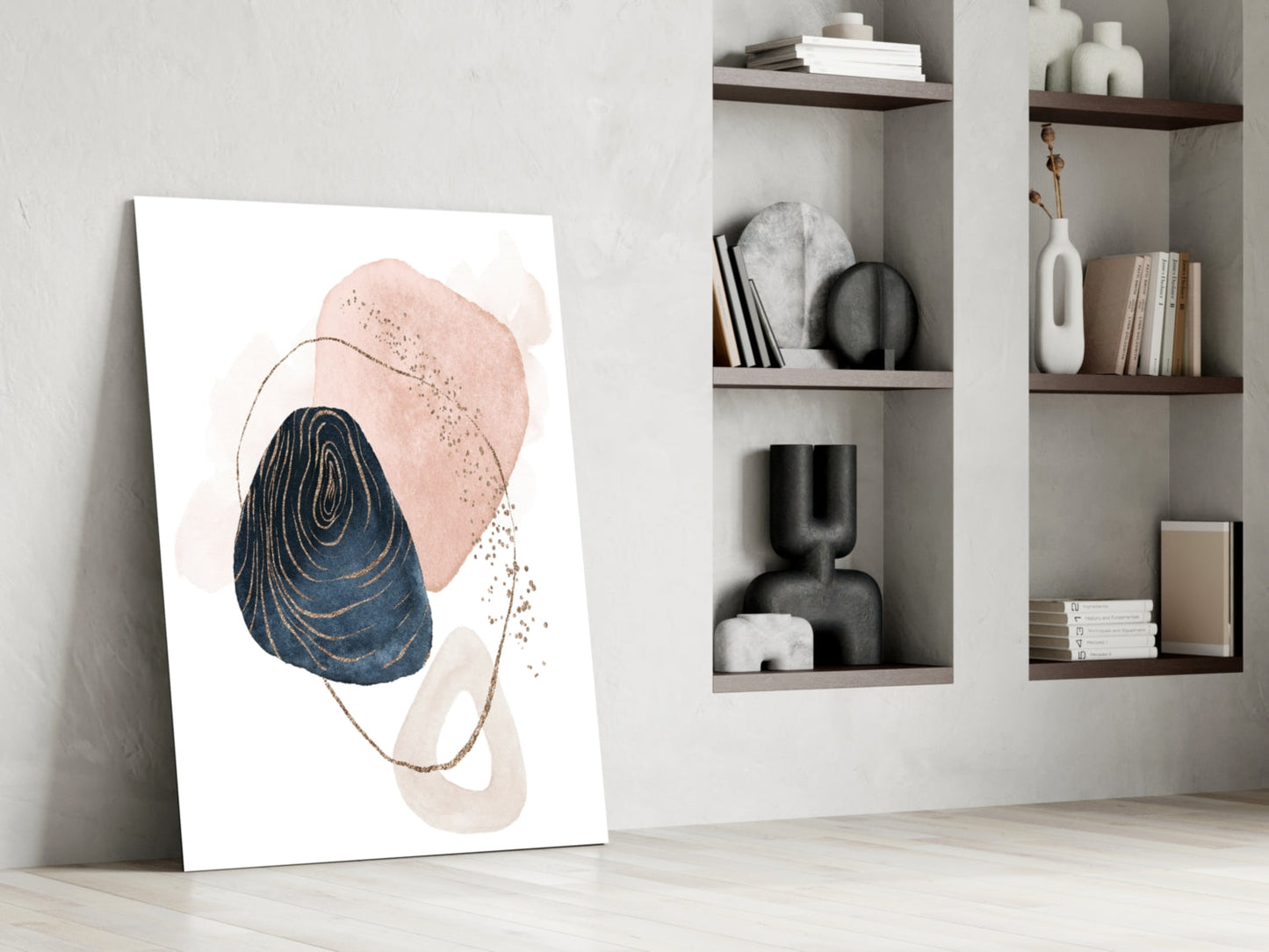 Boho Bloom Glass Wall Art
