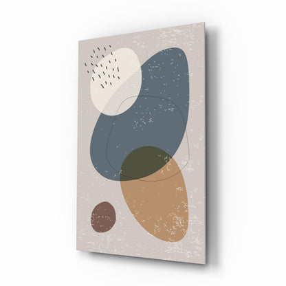 Pebble Stack Glass Wall Art