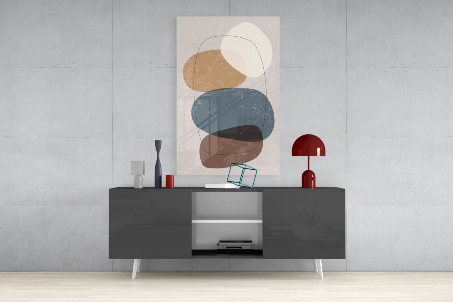 Boho Tower Glass Wall Art