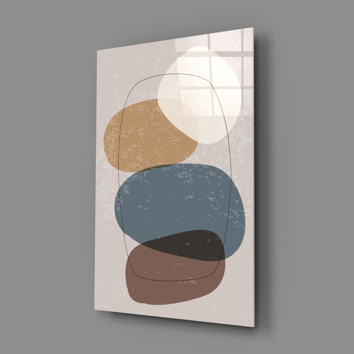Boho Tower Glass Wall Art