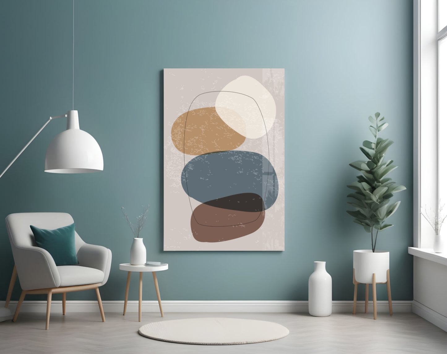Boho Tower Glass Wall Art