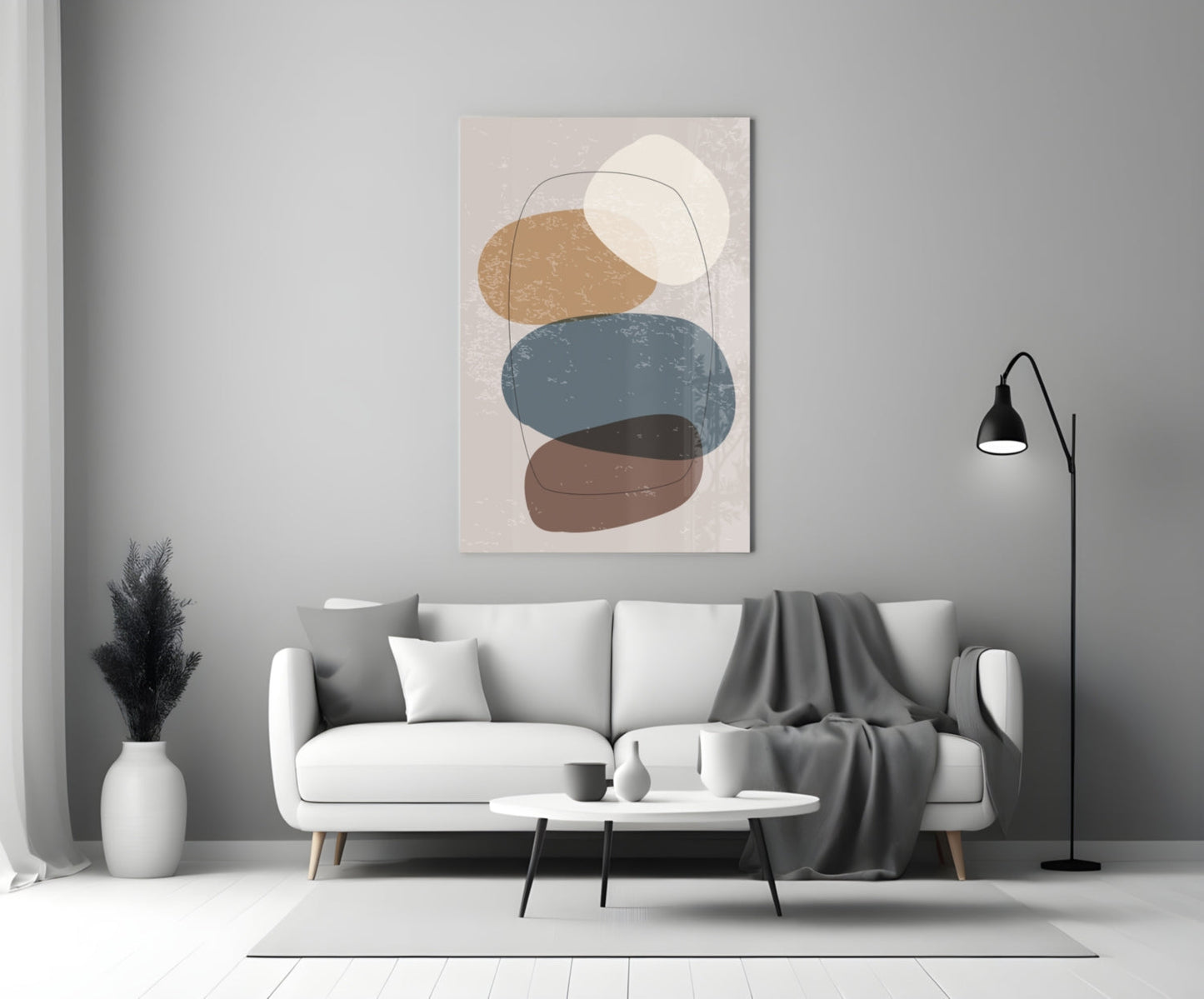 Boho Tower Glass Wall Art