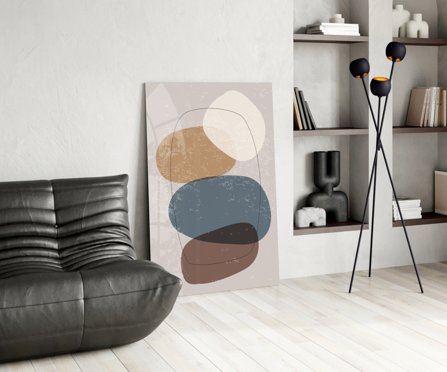 Boho Tower Glass Wall Art