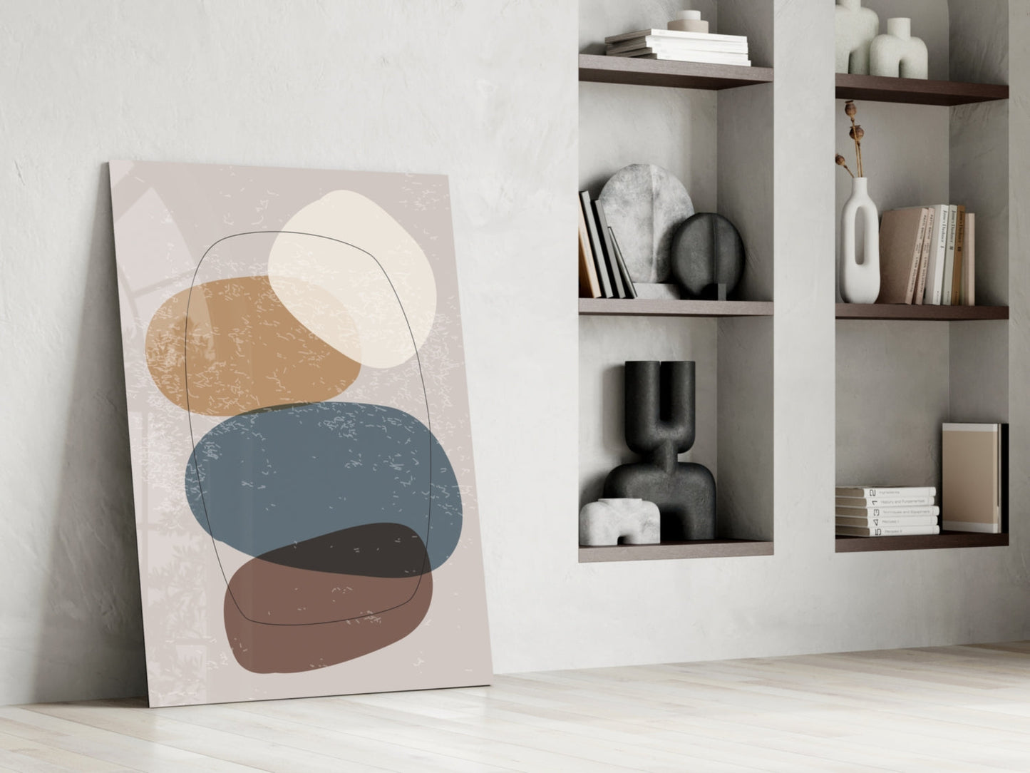 Boho Tower Glass Wall Art