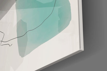 Soft Trio Glass Wall Art