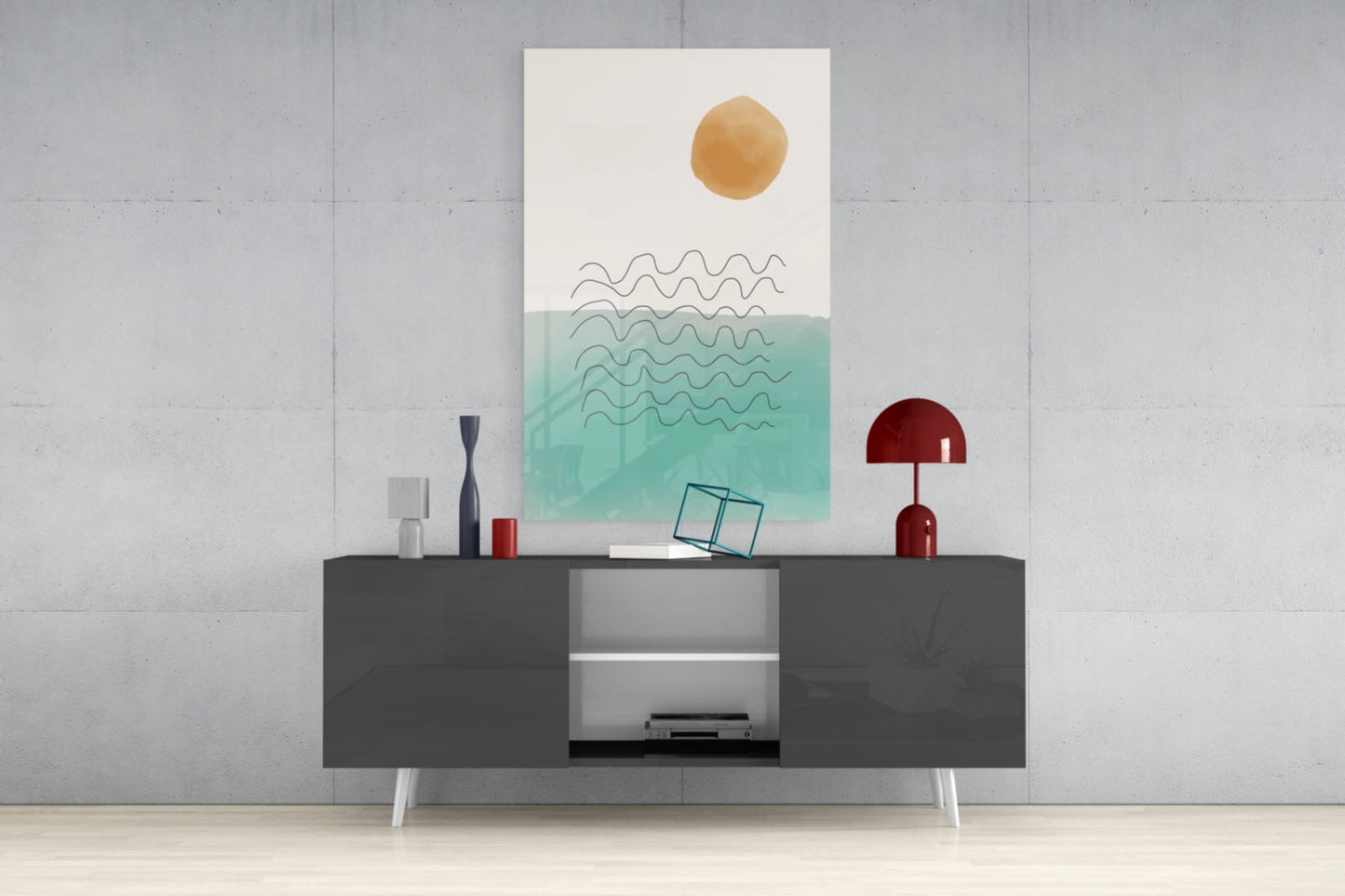 Coastal Sun Glass Wall Art