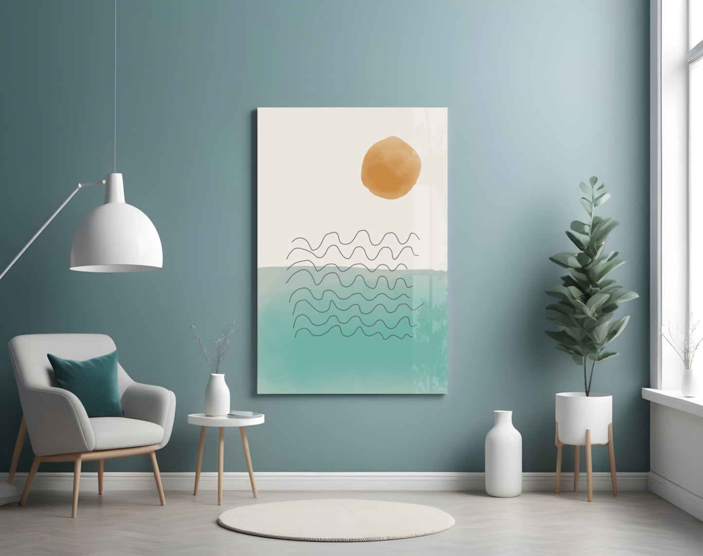Coastal Sun Glass Wall Art