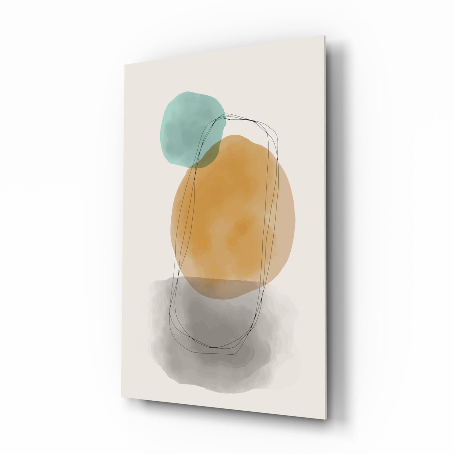 Sun & Moon Glass Wall Art
