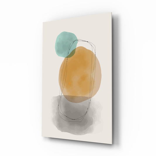 Sun & Moon Glass Wall Art