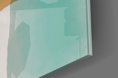 Striped Blocks Glass Wall Art