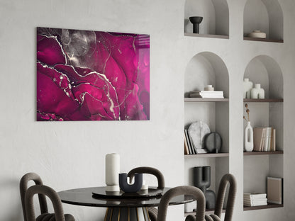 Abstract Depth Glass Wall Art