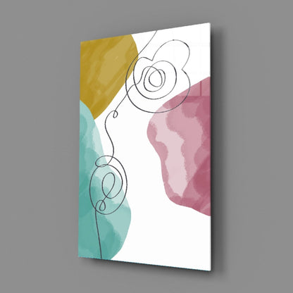 Pastel Drift Glass Wall Art