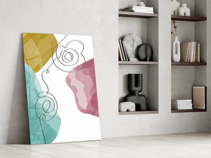 Pastel Drift Glass Wall Art