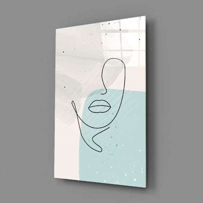 Sky Line Portrait Glass Wall Art