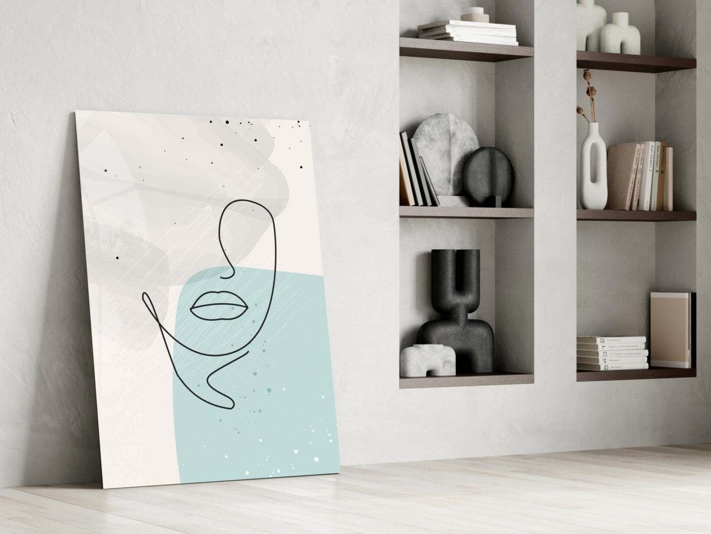 Sky Line Portrait Glass Wall Art