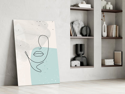 Sky Line Portrait Glass Wall Art