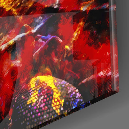 Vivid Iguana Glass Wall Art