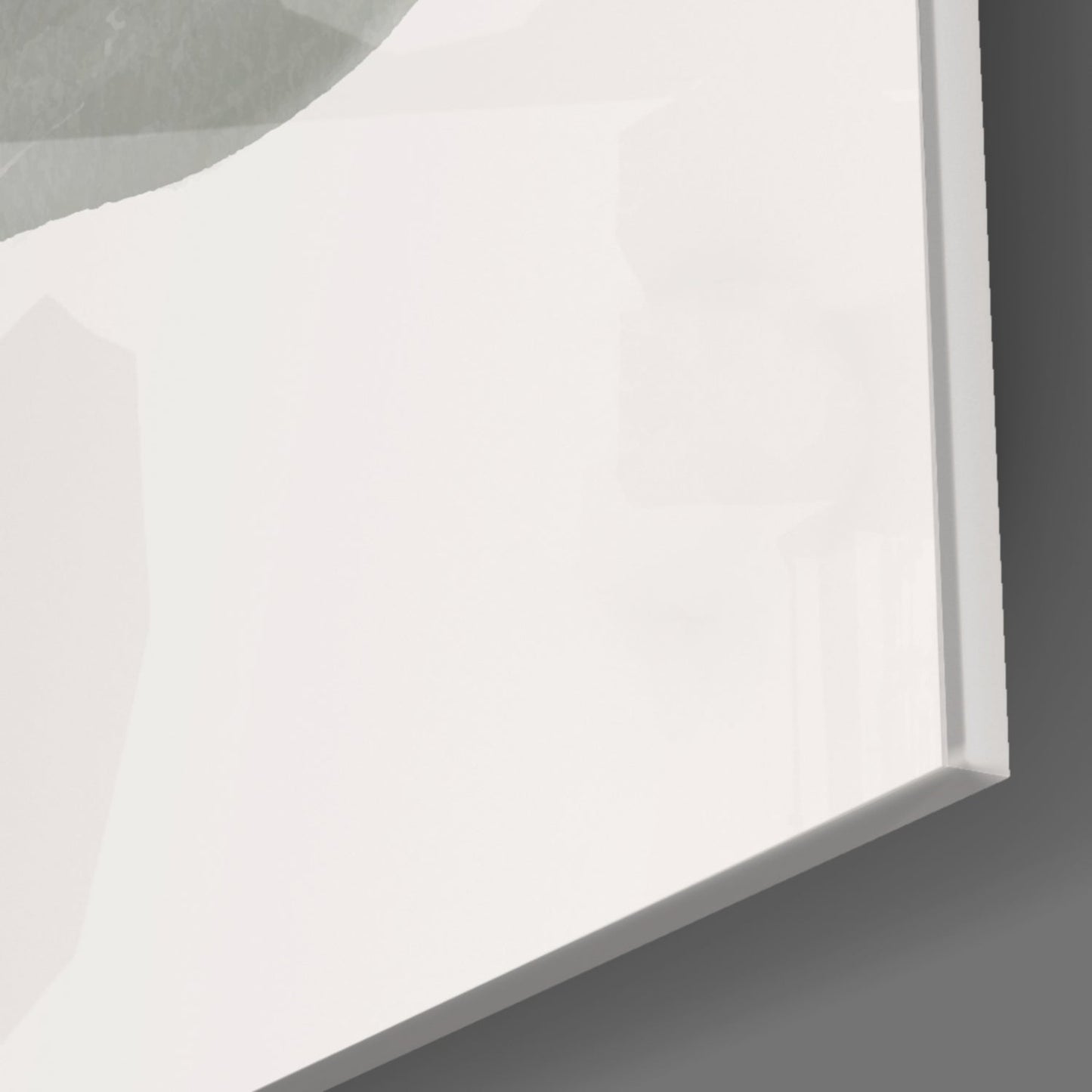 Wabi Mauve Abstract Glass Wall Art
